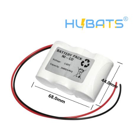 Sc Mah V Ni Cd High Temperature Battery Pack For Emergency Light