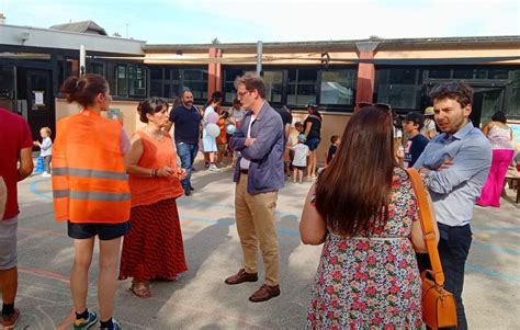 Visite du collège des Bons Raisins à Rueil Malmaison Pierre Cazeneuve