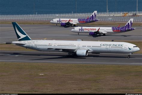 B Hnk Cathay Pacific Boeing Photo By Zgggrwy Id