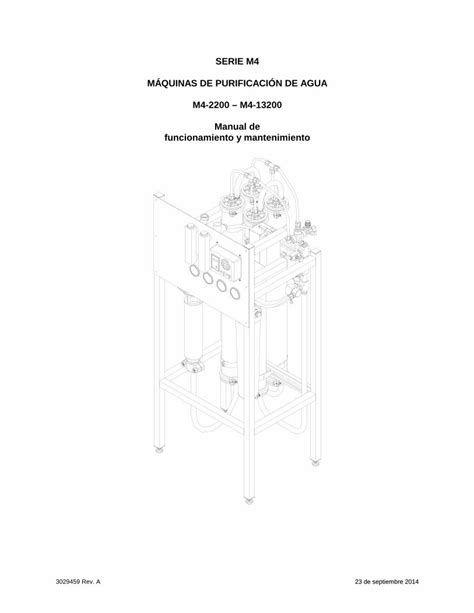 Pdf Serie M M Quinas De Purificaci N De Agua La Smosis Inversa