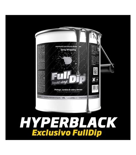 Vinile Removibile Full Dip Litri Hyperblack Metallic