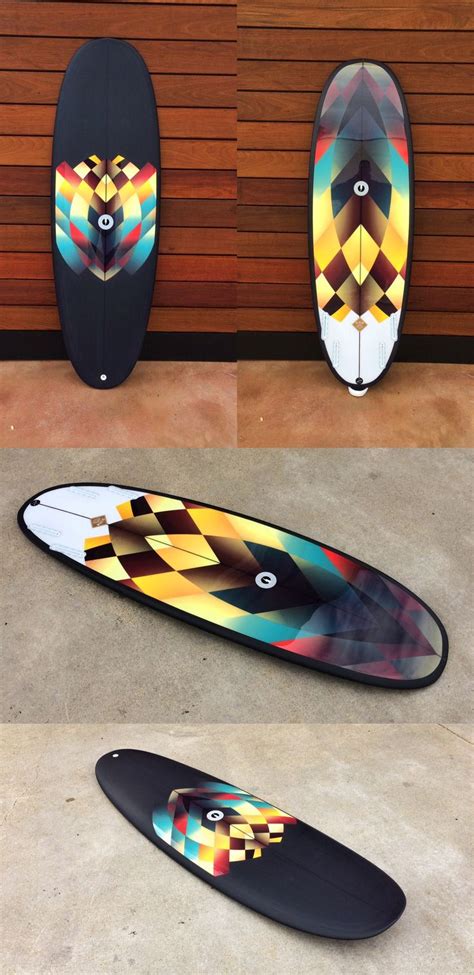 Custom Surfboard Artwork By Pierre Kiandjan