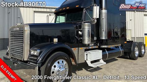 2000 Freightliner Fld132 Classic Xl B90670 Sold Youtube