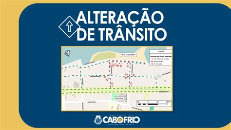 Prefeitura De Cabo Frio Anuncia Alterações No Trânsito Em Ruas No