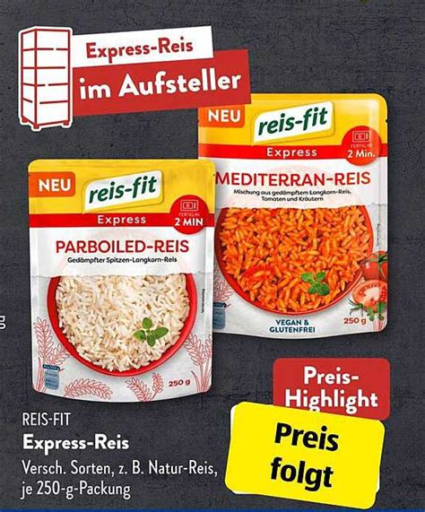 Reis fit Express reis Angebot bei ALDI SÜD 1Prospekte de