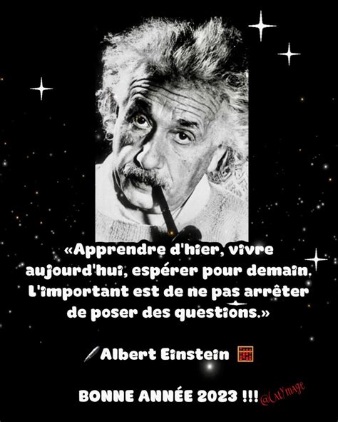 Apprendre Dhier Vivre Aujourdhui Espérer Pour Demain Einstein