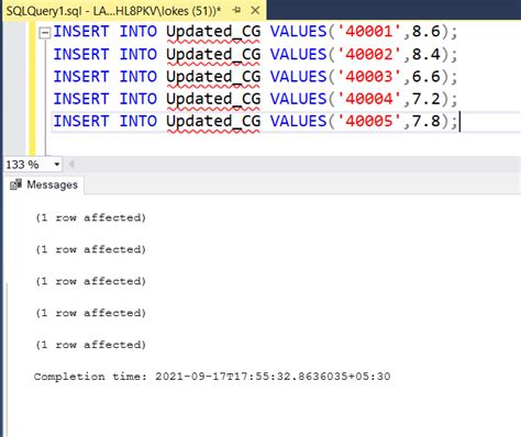 SQL Query To Update Columns Values With Column Of Another Table