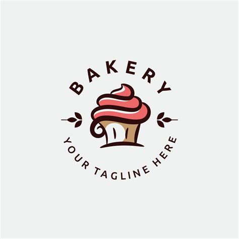 Simple Cupcake Logo Vector Graphic For Any Business Especially For