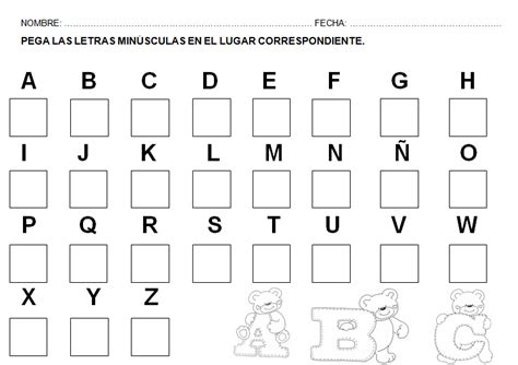 Letras Mayúsculas Y Minúsculas Abecedario Mayuscula Actividades De Letras