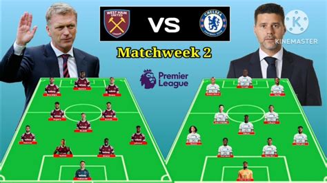 David Moyes Vs Pochettino ~ West Ham Vs Chelsea 4 3 3 Vs 4 3 3