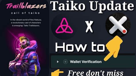 Taiko New Galxe Timeless Wallet Trailblaze Task Full Guide YouTube