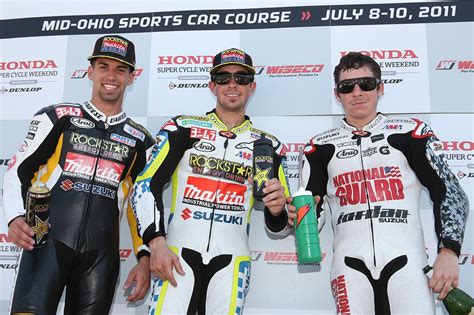 Team Rockstar Makita Suzuki Sweeps Superbike Races At Mid Ohio