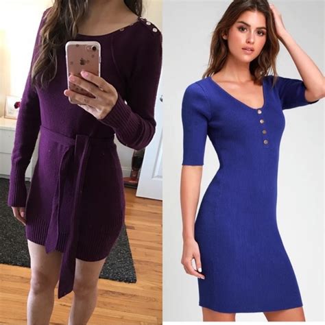 Guess by Marciano | Dresses | Armani Exchange Plum Sweater Dress ...