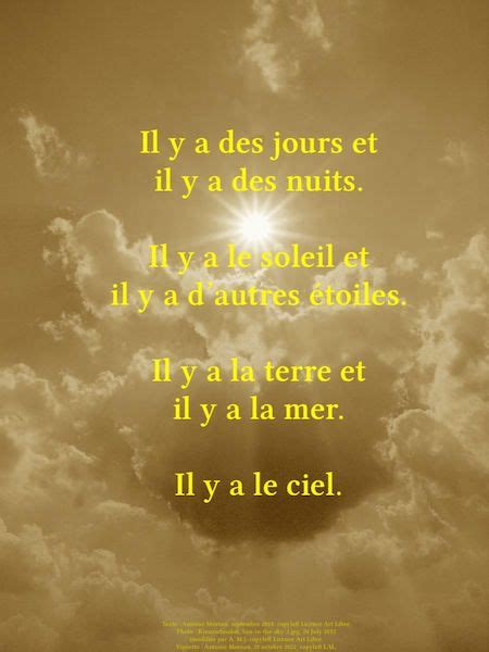 Il Y A Des Jours Et MyOwnDocumenta