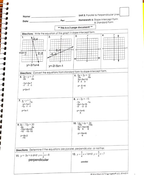 Gina Wilson Unit 3 Geometry Parallel Lines And Transversals Gina Wilson All Things Algebra