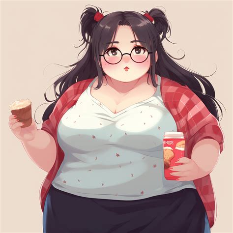 Kawaii Chubby Anime Girl Digital Download High Resolution Etsy