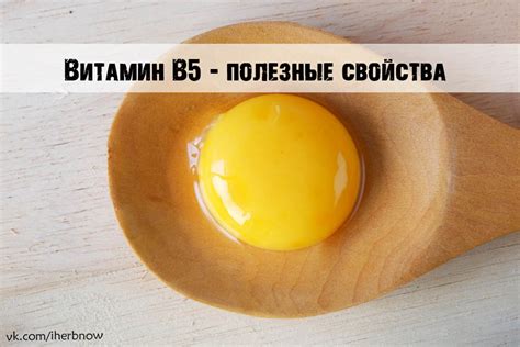 Польза пантотената кальция для организма - витамин В5