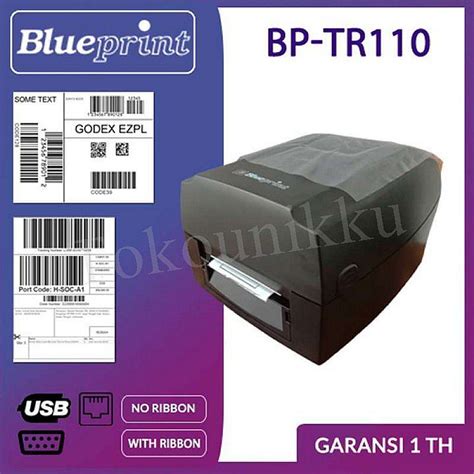 Blue Print Printer Barcode Thermal Blueprint Bp Tr Toko Unik