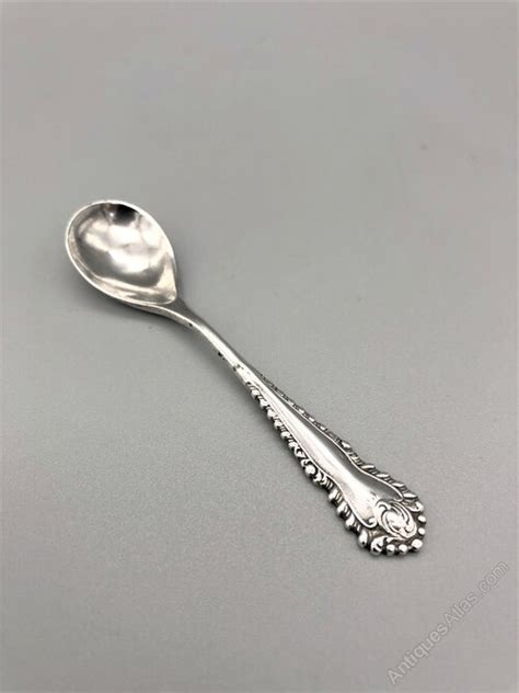 Antiques Atlas Edwardian Silver Mustard Spoon E S Barnsley