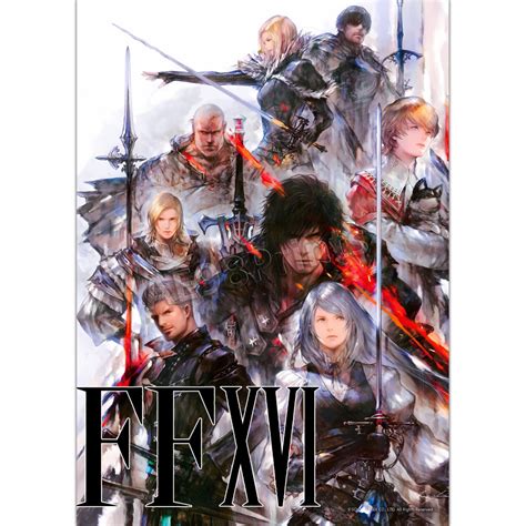 Final Fantasy Xvi Dominants Rare Official Poster Wall Art Print Room