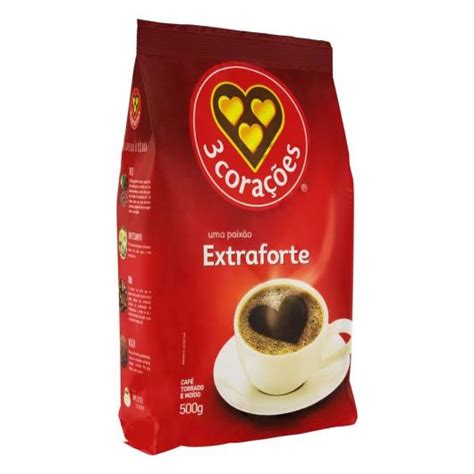 Café Torrado e Moído Extraforte 3 Corações Pacote 500g Sonda