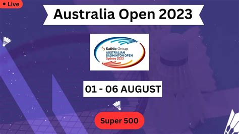 Australia Open Finals Ms H S Prannoy Vs Weng Hong Yang India