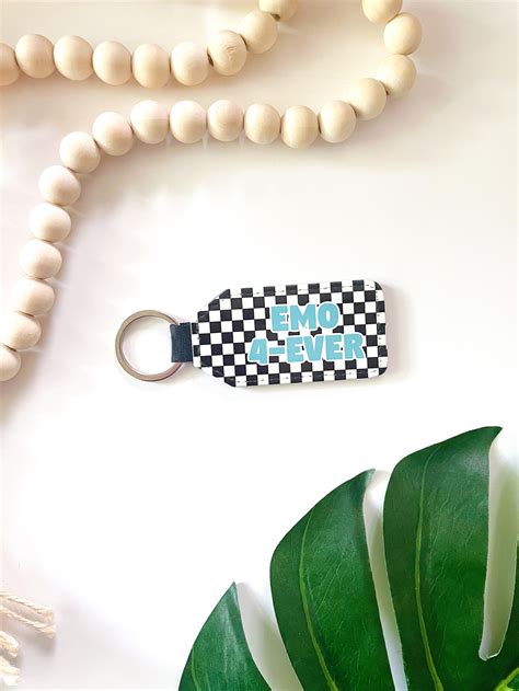 Emo 4 Ever Keychain Emo Keychain Emo Forever Emo Af Etsy