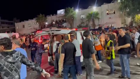 Explosion Kills Hundreds Of Palestinian Patients At Gaza Hospital