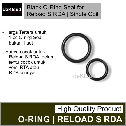 Jual O Ring Seal For RELOAD S RDA Karet Oring Silikon Sil Relod