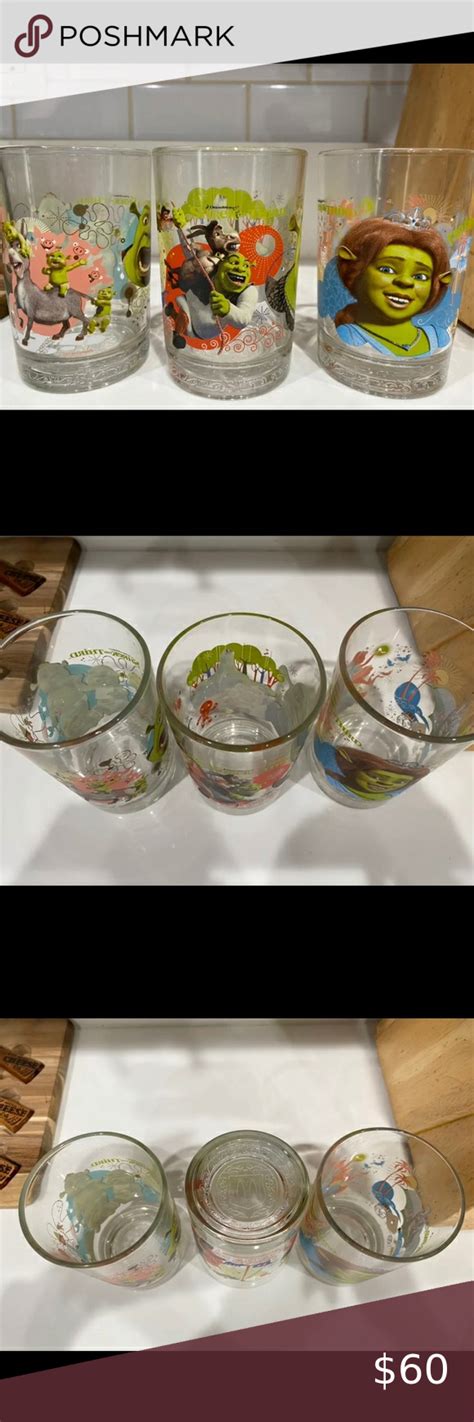 Mcdonalds Shrek Glasses Shrek Glasses Picks Shopping Vintage