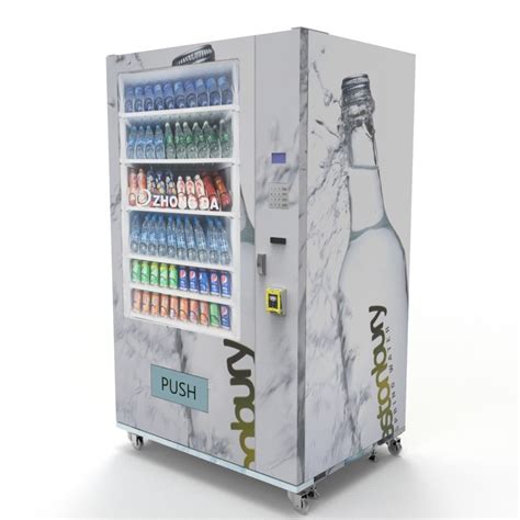 Hours Combination Snack Drinks Vending Machine With Card Reader