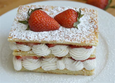 Mil Hojas Con Crema Y Fresas Receta F Cil Y Rapido