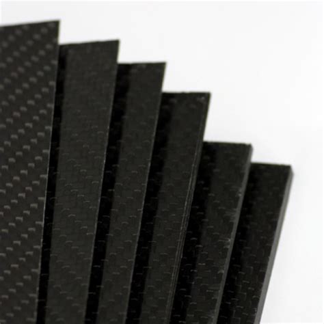 Two Sided Carbon Fiber Plate GLOSS 1000 X 800 X 6 Mm