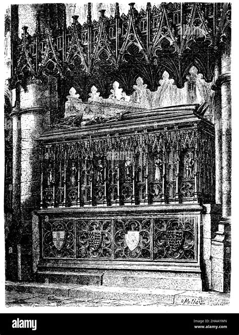 Tomb Of Edward Iii In Westminster Decorated Style Architectural
