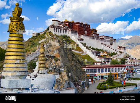 Potala Palace The Original Residence Of The Dalai Lama And The Most