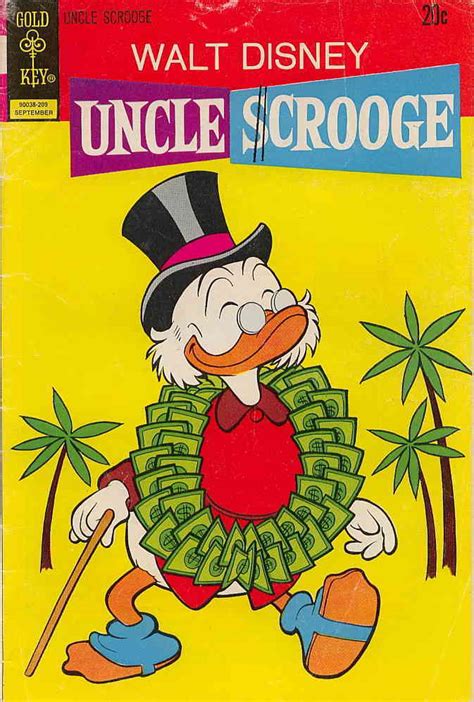 Uncle Scrooge Walt Disney 101A GD Gold Key Low Grade Comic 20