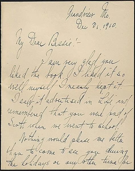 An Old Handwritten Letter With Writing On It