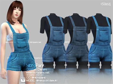 Overalls Sweats And Denim For The Sims 4 Sims 4 Sims 4 Mods Clothes Sims