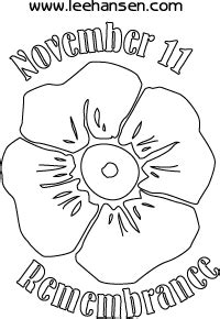 Remembrance Day Poppy Poster - Remembrance Day Colouring Sheet