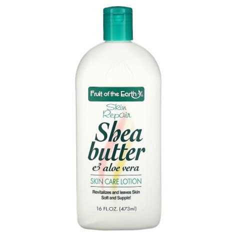 Fruit Of The Earth Skin Care Lotion Shea Butter Aloe Vera 16 Fl Oz