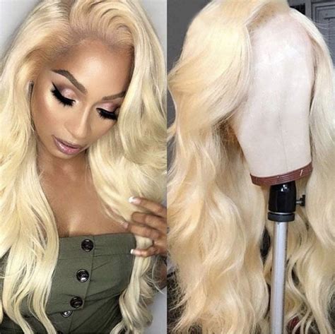 Human Hair Lace Front Wig 13x4 Body Wave Blonde 613 Summer Front