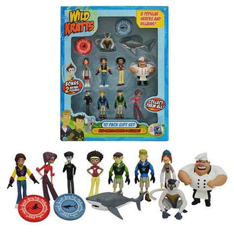 Wild Kratts 10-Pack Figure Gift Set - Entertainment Earth