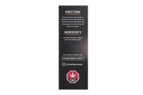 Buy Straight Goods Strawberry Cough 2g Disposable Pen Sativa Online