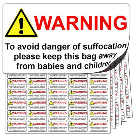 free printable suffocation warning label Suffocation warning label pdf