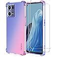 Zmone Funda Para Oppo Reno G Case Con Mica De Vidrio Cristal