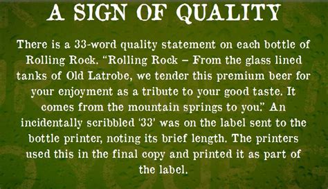 Rolling Rock 33