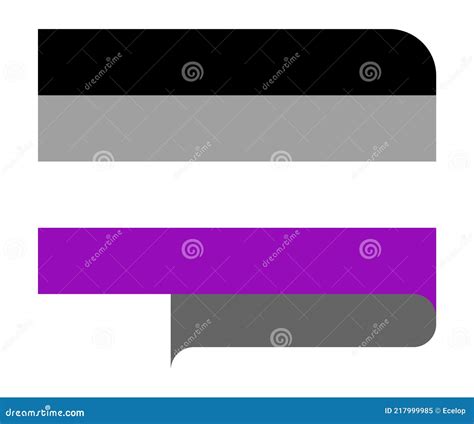 Asexual Pride Flag Stock Vector Illustration Of Symbol 217999985