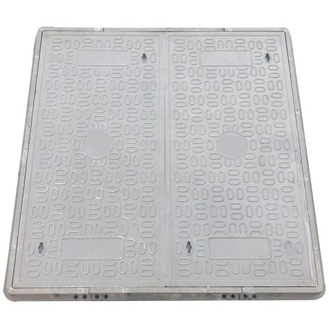 B125 Heavy Duty Manhole Cover With Frame 1000X1000 China Fiber Glass