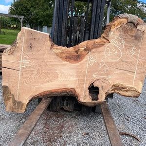 Live Edge White Oak Slab Etsy