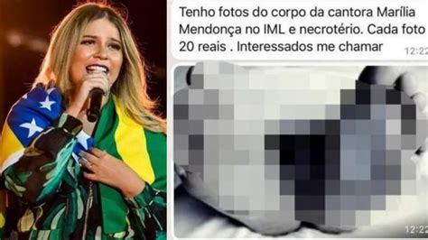 Autópsia Marília Mendonça Homem é preso por vazar fotos